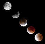 Lunar Eclipse March 3, 2026, Mosaic