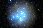 The Pleiades, total exposure 6.5 hours